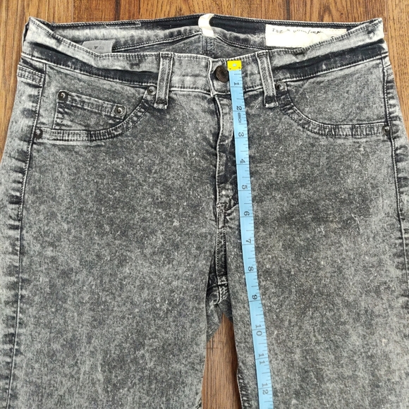 Rag & Bone Legging Ankle Jeans Skinny Acid Wash - Picture 6 of 8